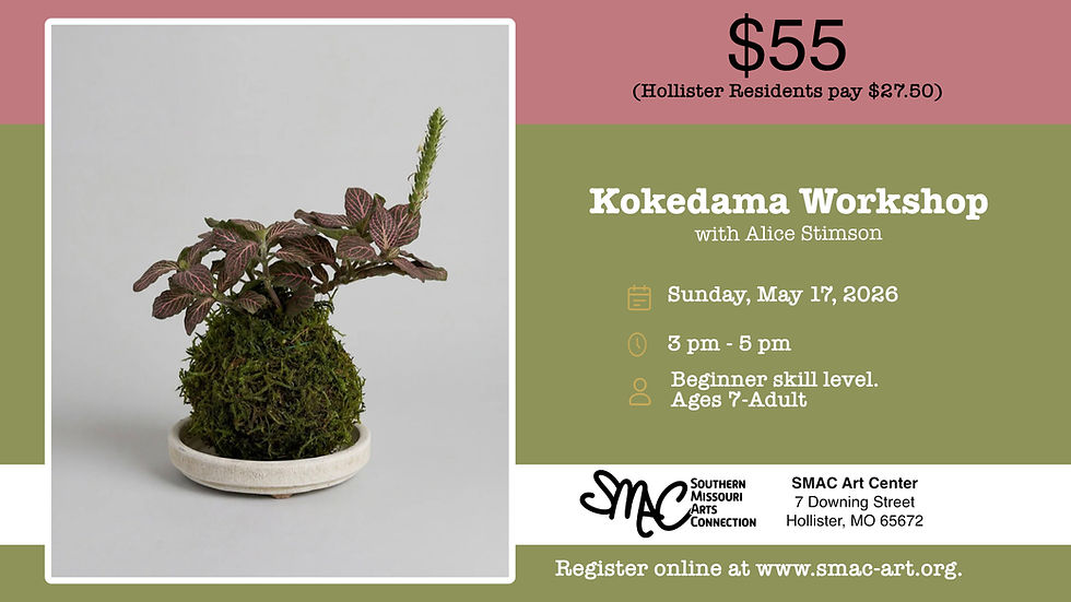 Kokedama workshop with Alice Stimson