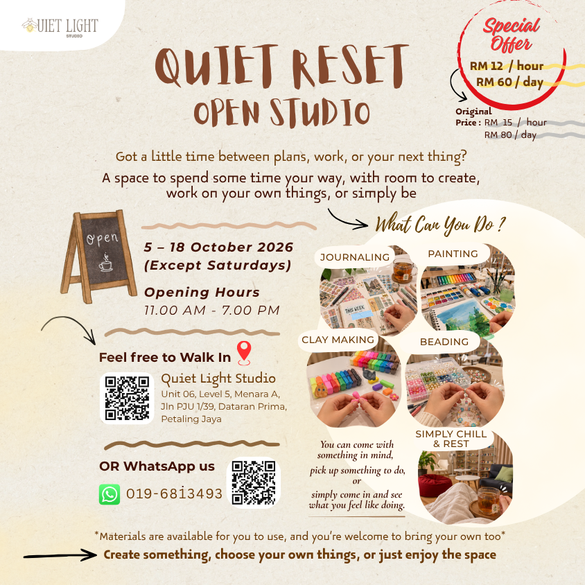 Quiet Reset Open Studio