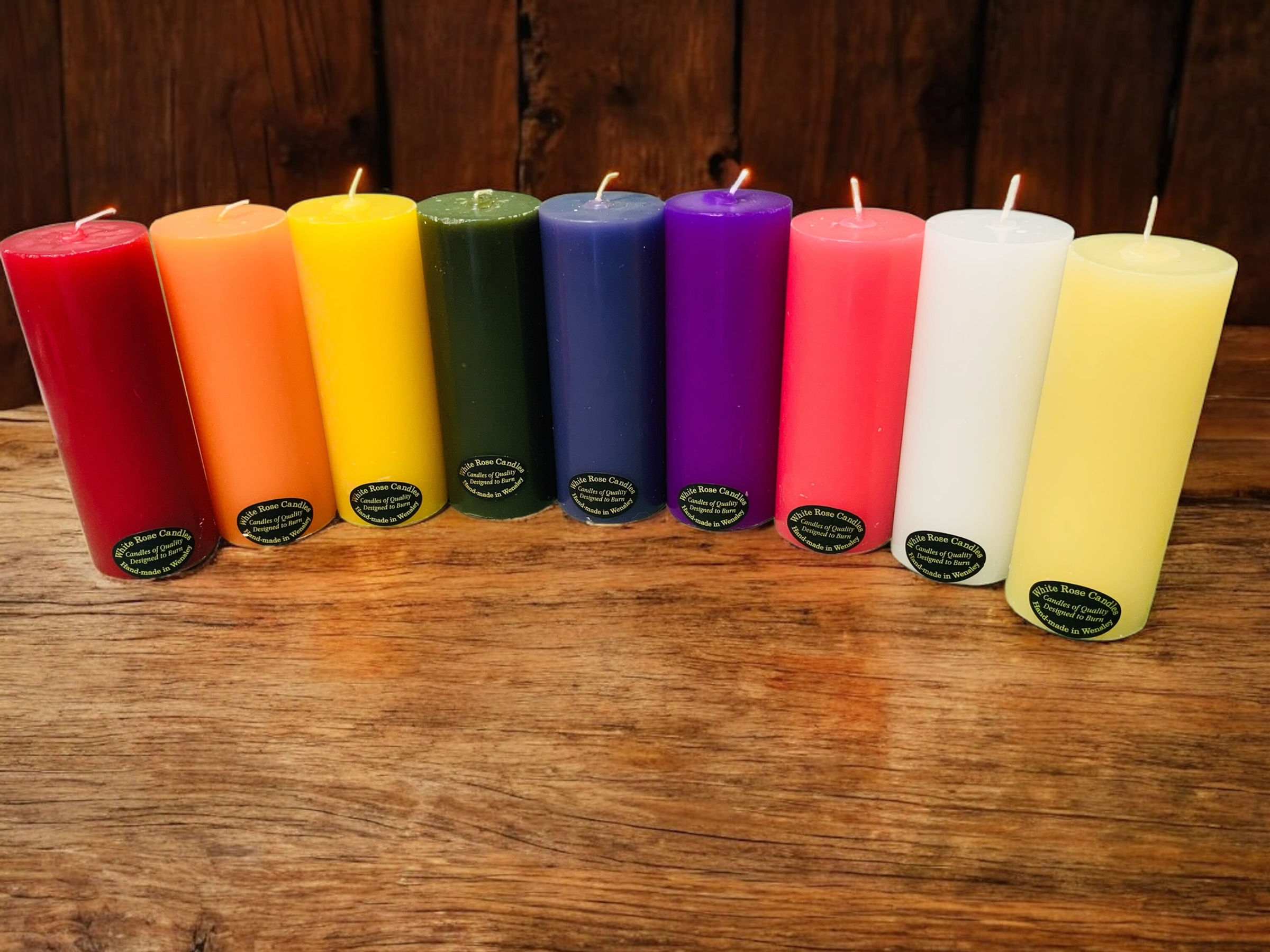 Pillar candles (unscented)