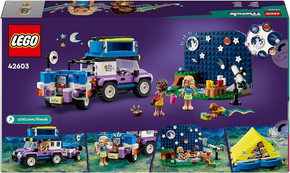 Miniature : LEGO® Friends 42603 Le camping-car d’observation des étoiles