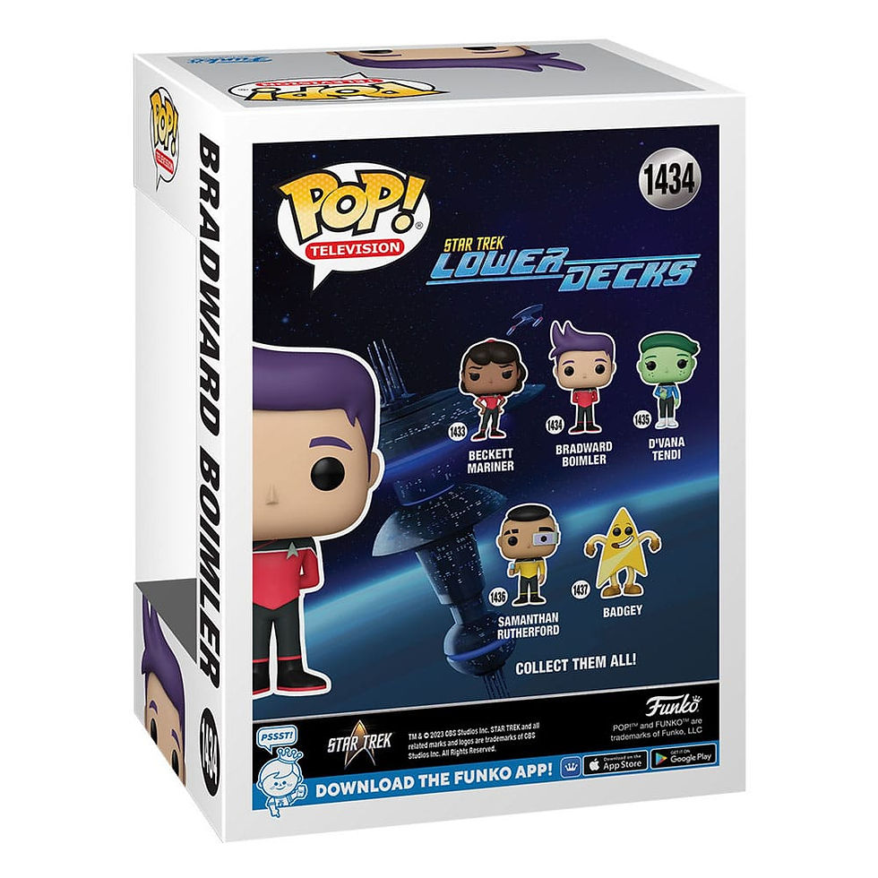 Miniature : Star Trek Lower Decks POP! TV Vinyl figurine Bradward 9 cm