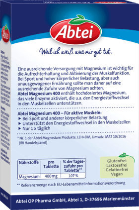 Thumbnail: Magnesium 400 Muscle Health Tablets 30 pieces, 39.5 g