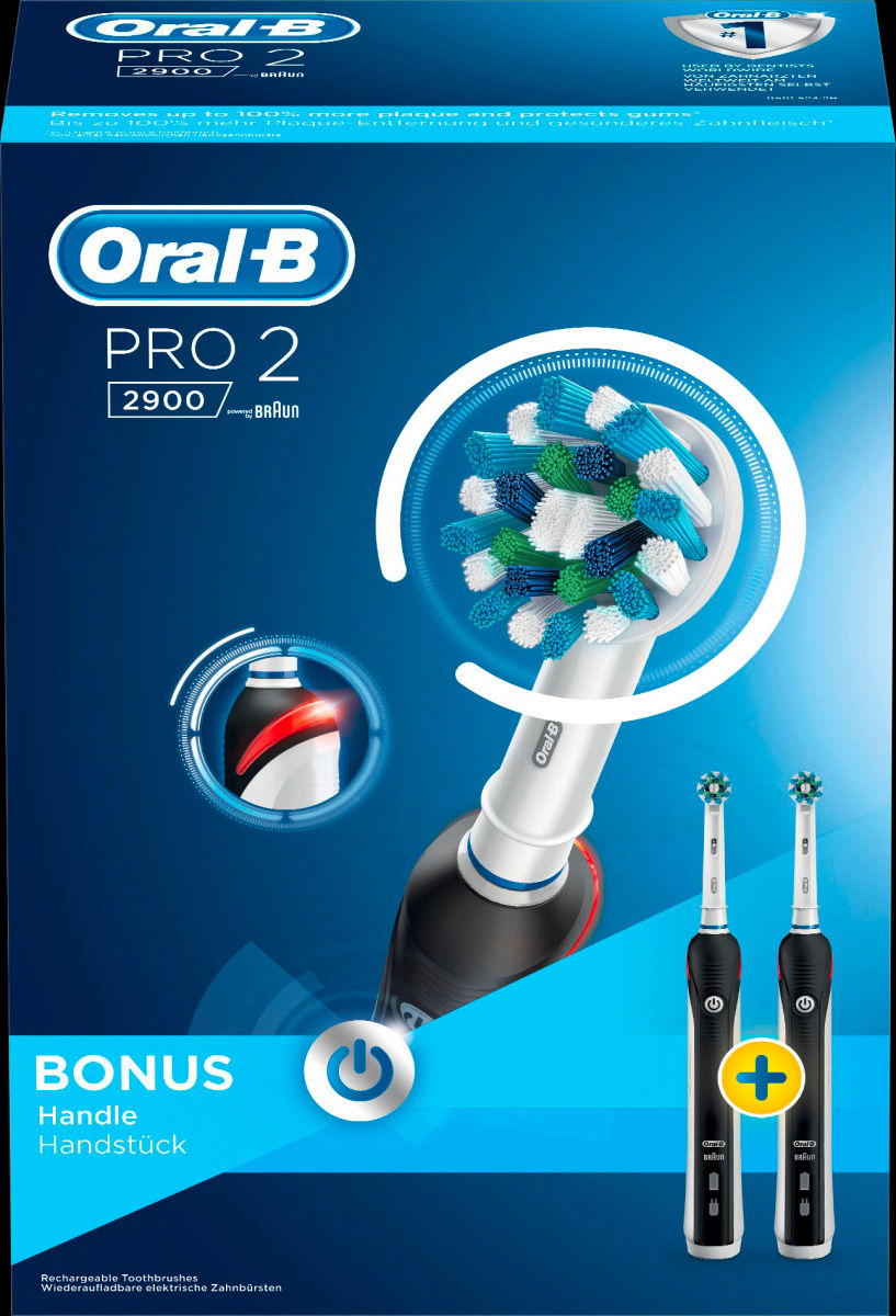 サムネイル： Electric toothbrush Pro2 2900 duo pack black 2 pcs