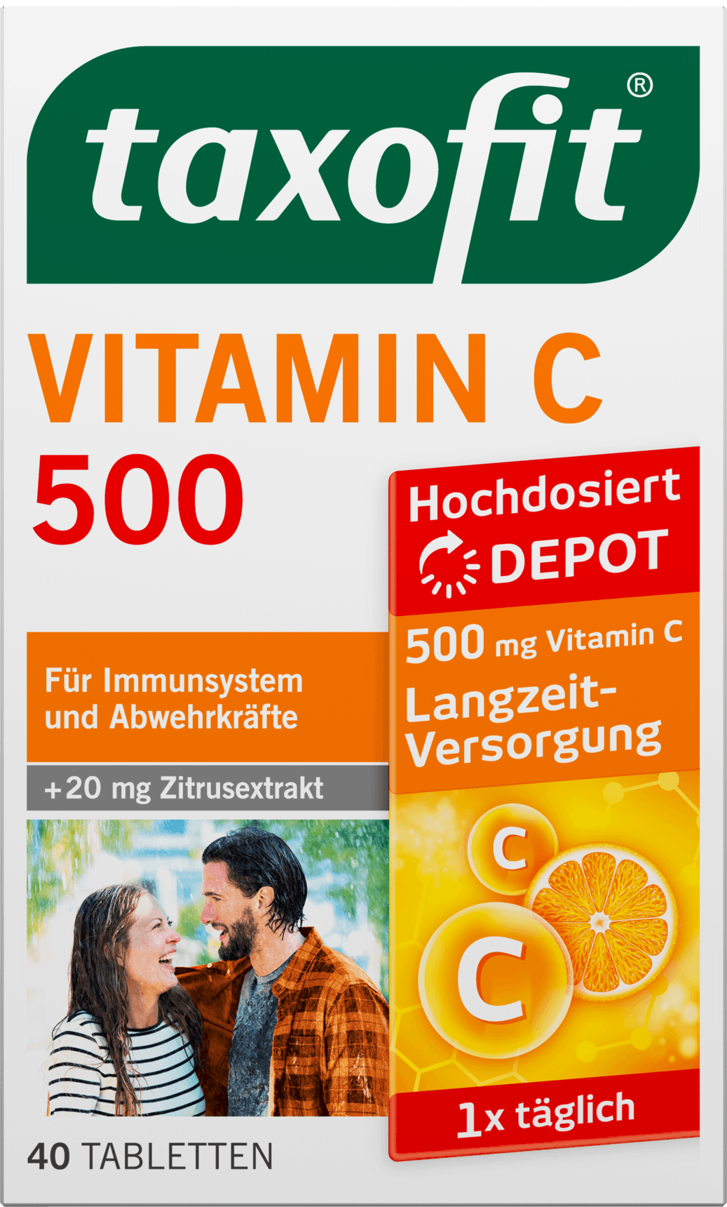 Vitamin C 500 Depot Tablets, 40 pcs