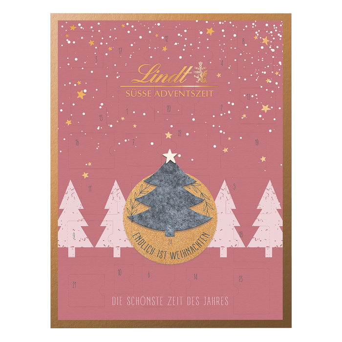Thumbnail: Premium Christmas Chocolate Felt edition advent calendar, 275g