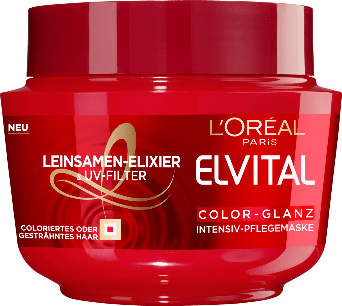 Elvital Hair Mask Treatment Color Gloss, 270 ml