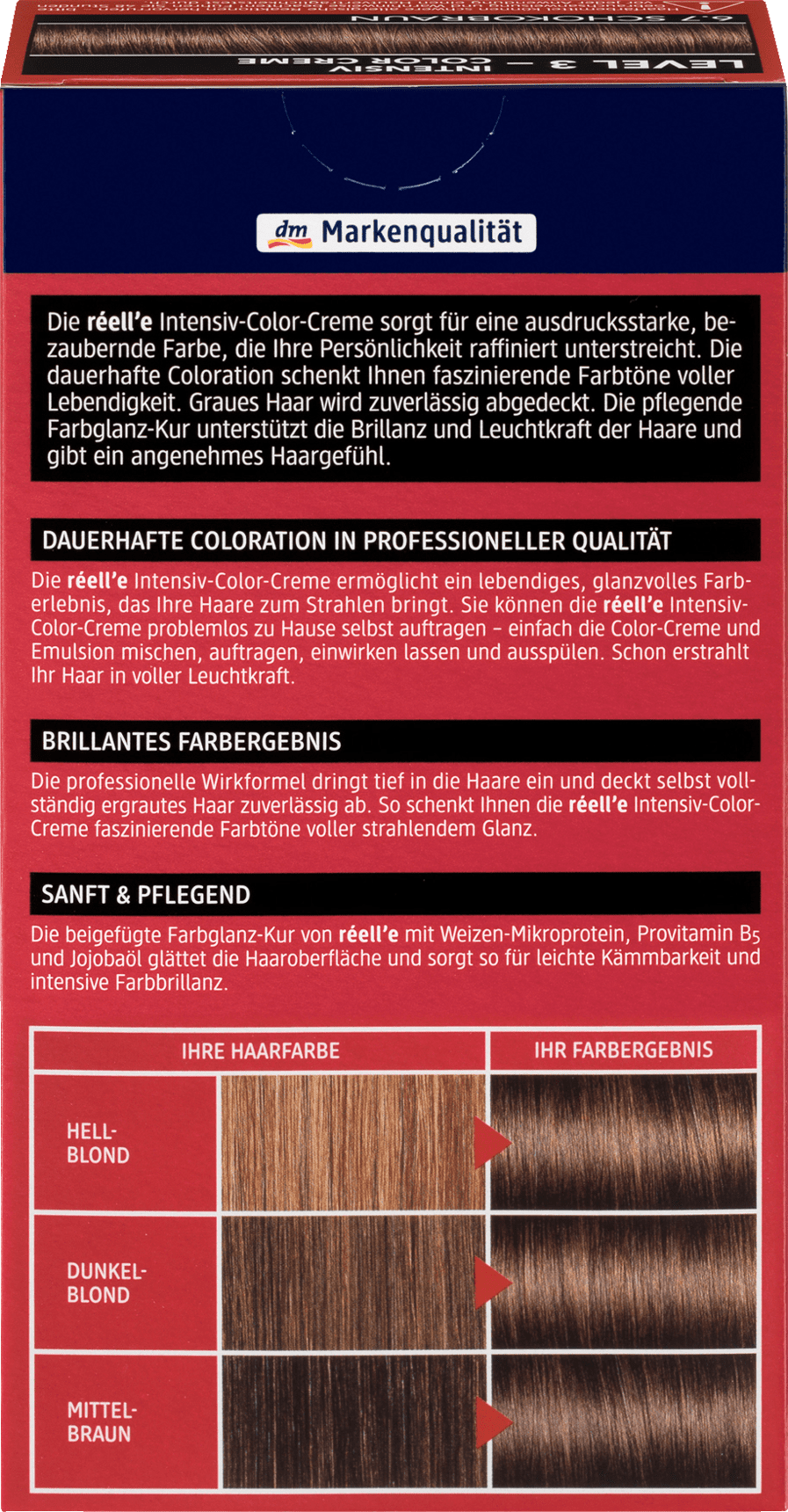Miniatura: réell'e Hair color chocolate brown 6.7, 1 pc