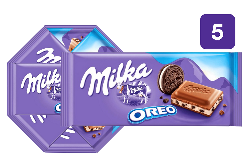 Thumbnail: Milka Chocolate Bar Oreo 100g
