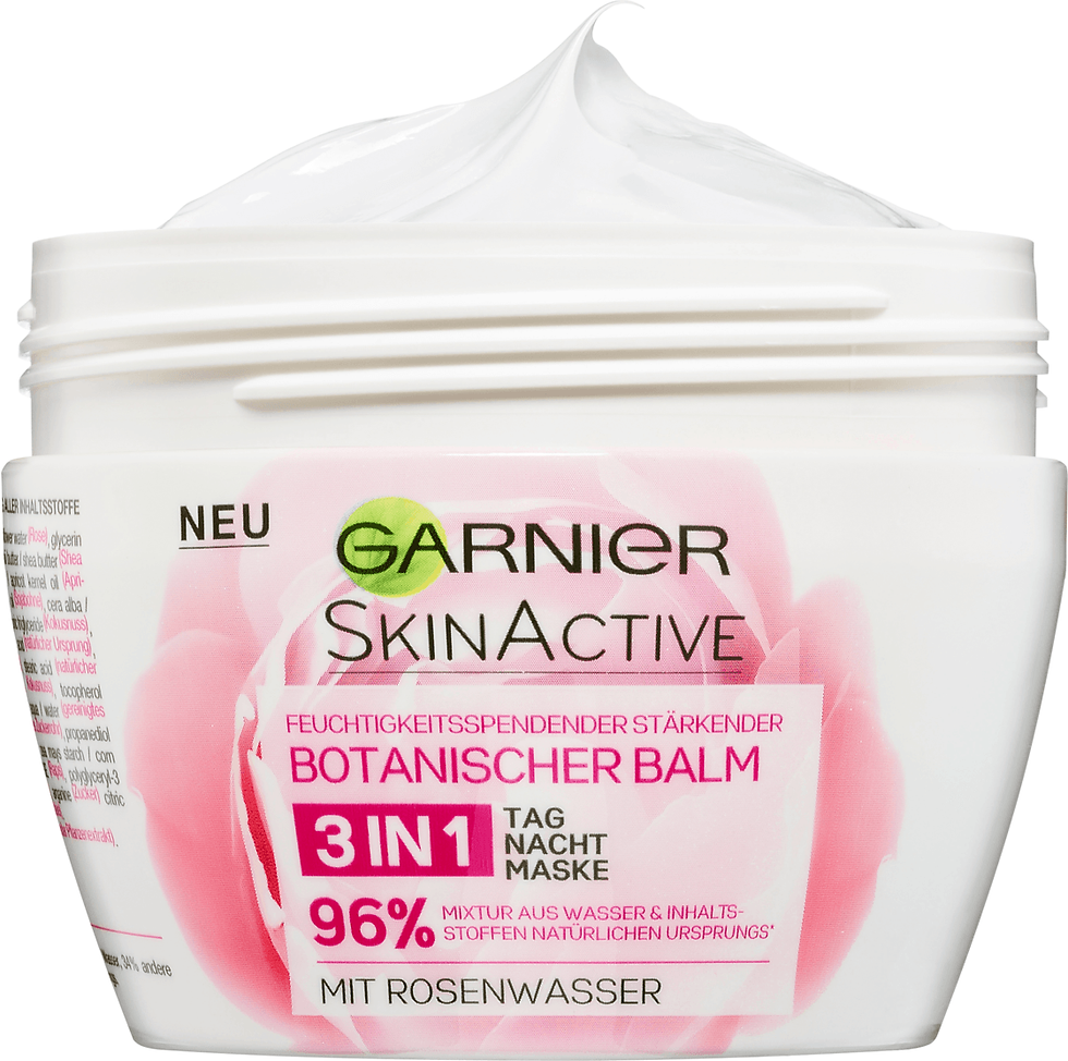 الصورة المصغرة: Garnier Skinactive Hydrating Fortifying Botanical Balm Rose Water, 140 ml