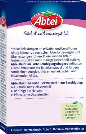 Thumbnail: Valerian Forte calming and relaxing effect, 30 pcs