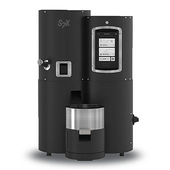 Stronghold S9X electric smart coffee roaster in operation