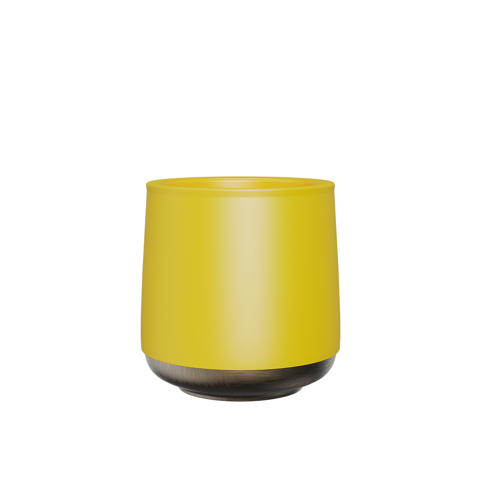 Miniaturbild: Premium Double-Layered Cup with Gold Bottom  high-fired ceramic with stainless