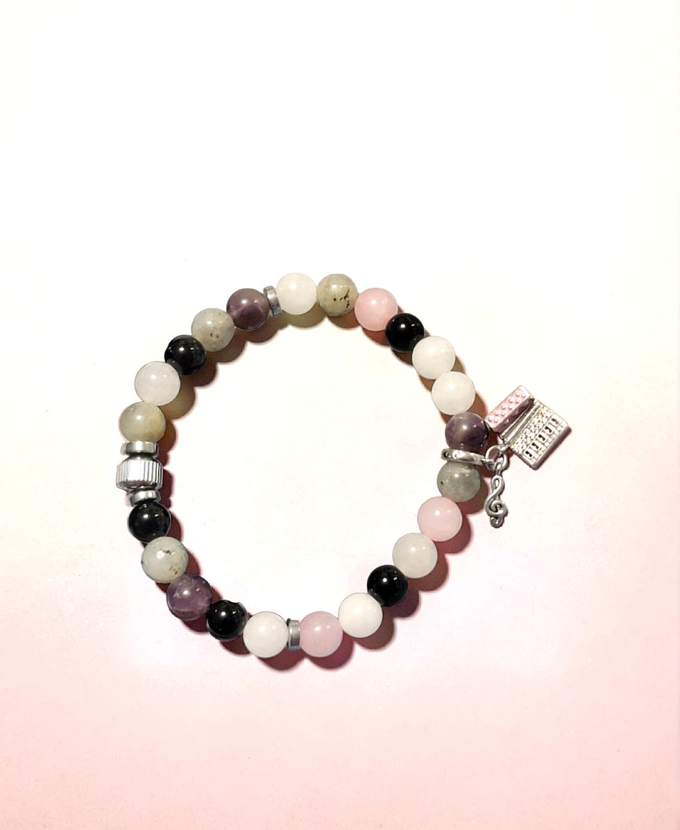 Melody Charm Beaded Bracelet