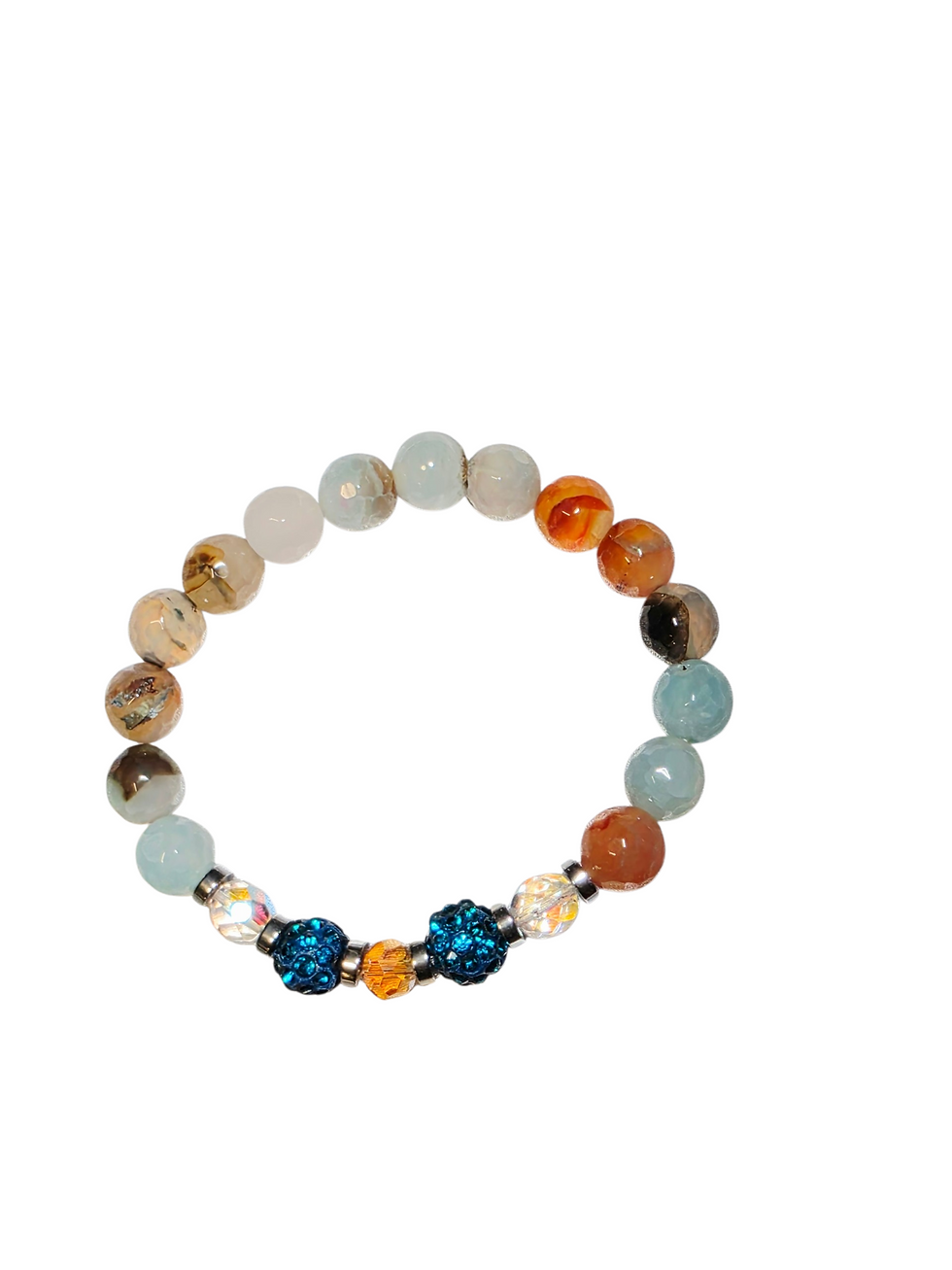 Thumbnail: Vibrant multi-colored stretch bracelet