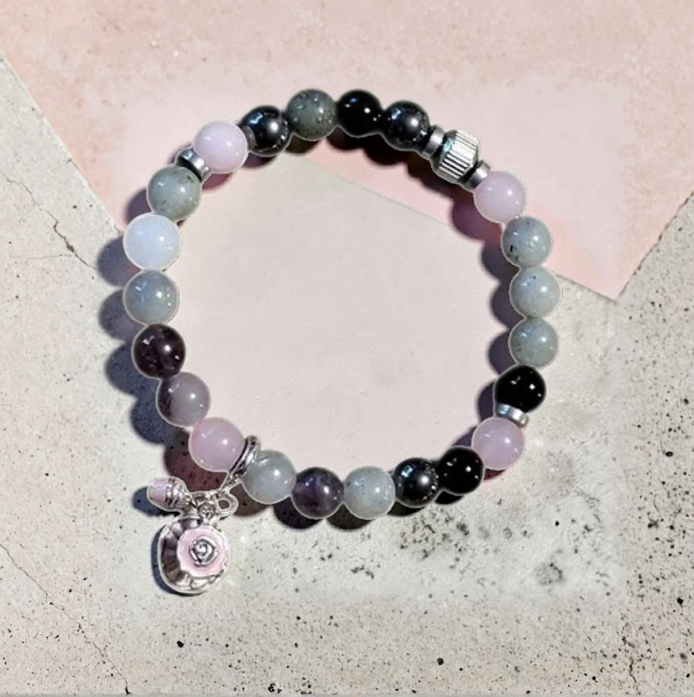 Rose Blossom Charm Bracelet