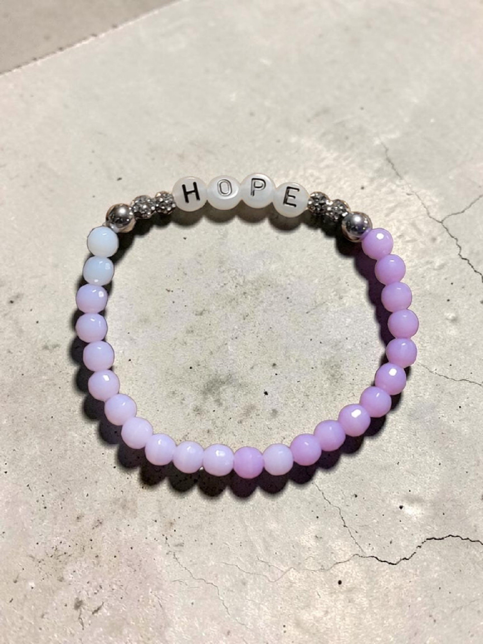 Hope Bracelet - Affirmation Beaded Stretch Bracelet