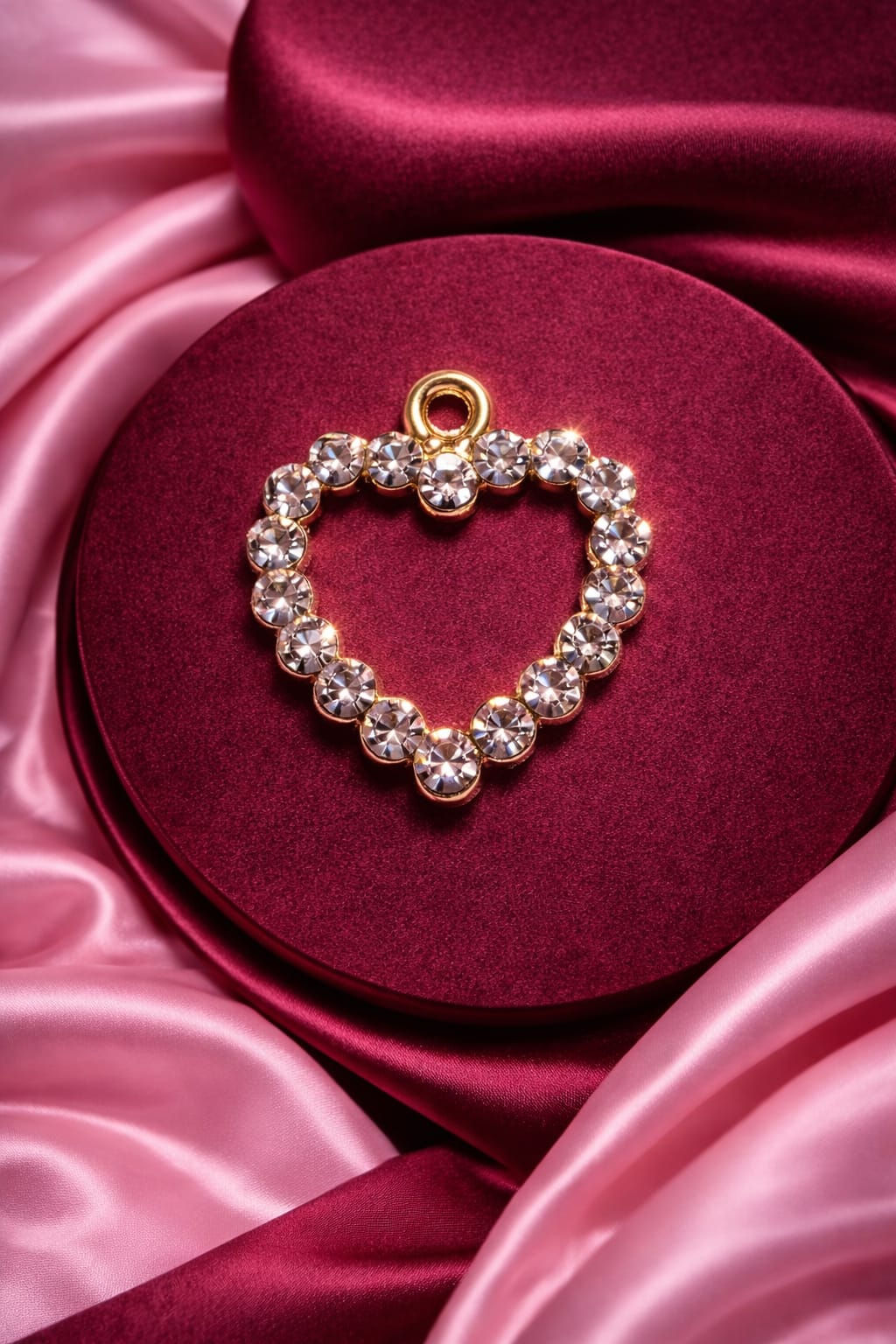 Charm Coeur Strass
