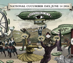 Hendrick's Gin Cucumber Festival of Wonder