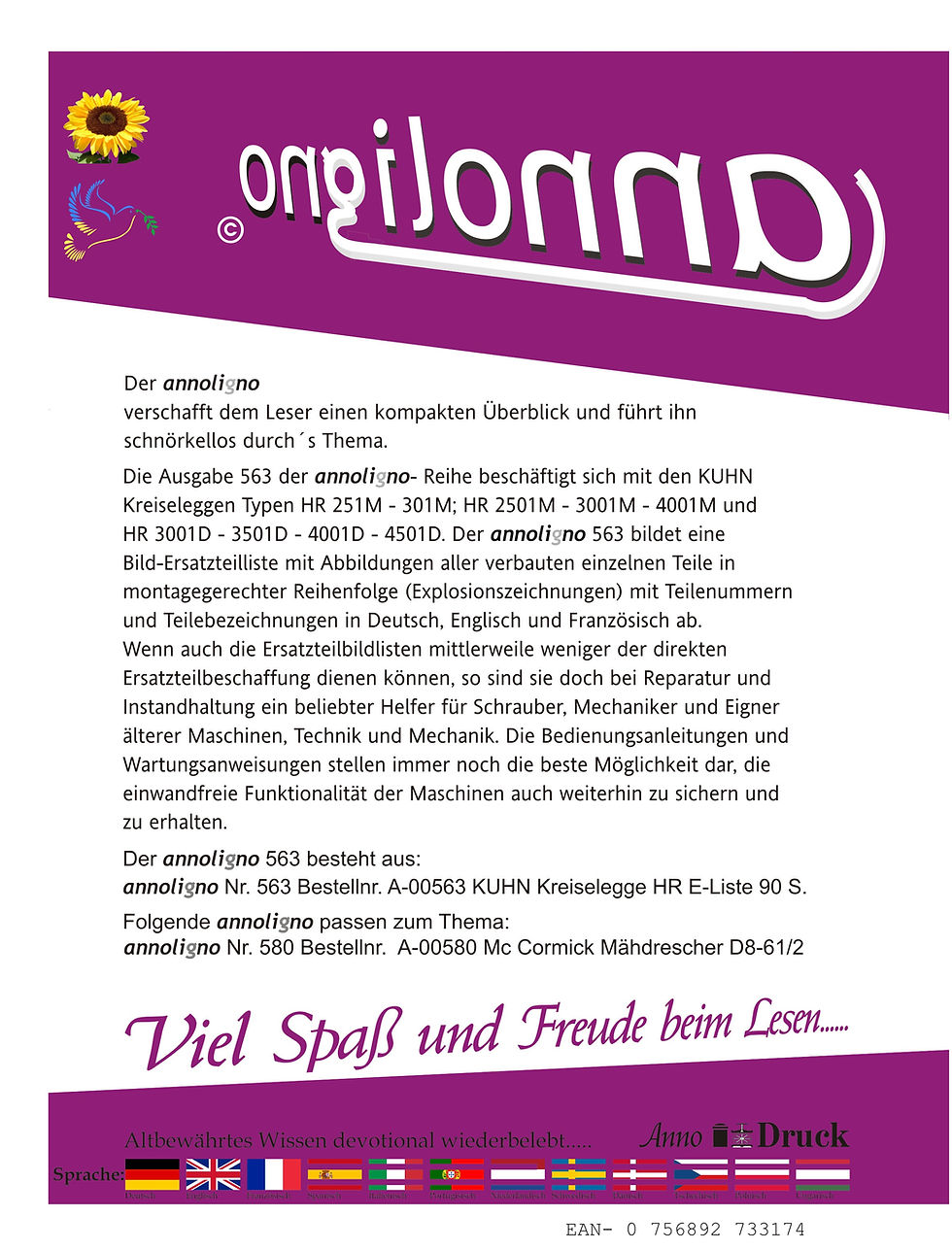 annoligno 563  Cover Rückseite Klappentext