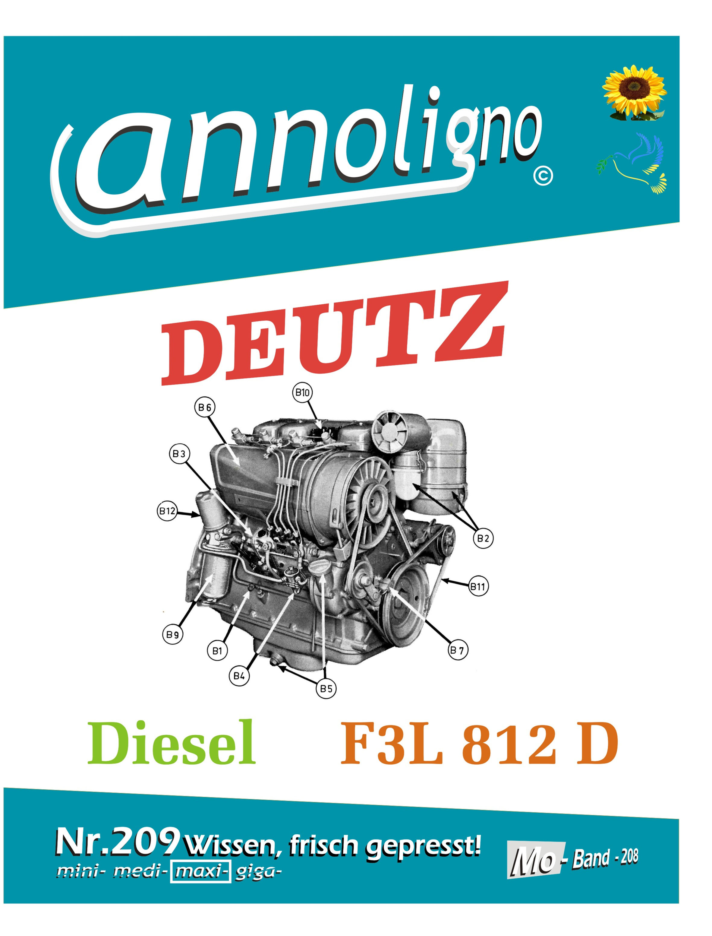 annoligno 209 Deutz Diesel F3L 812 D Cover Front