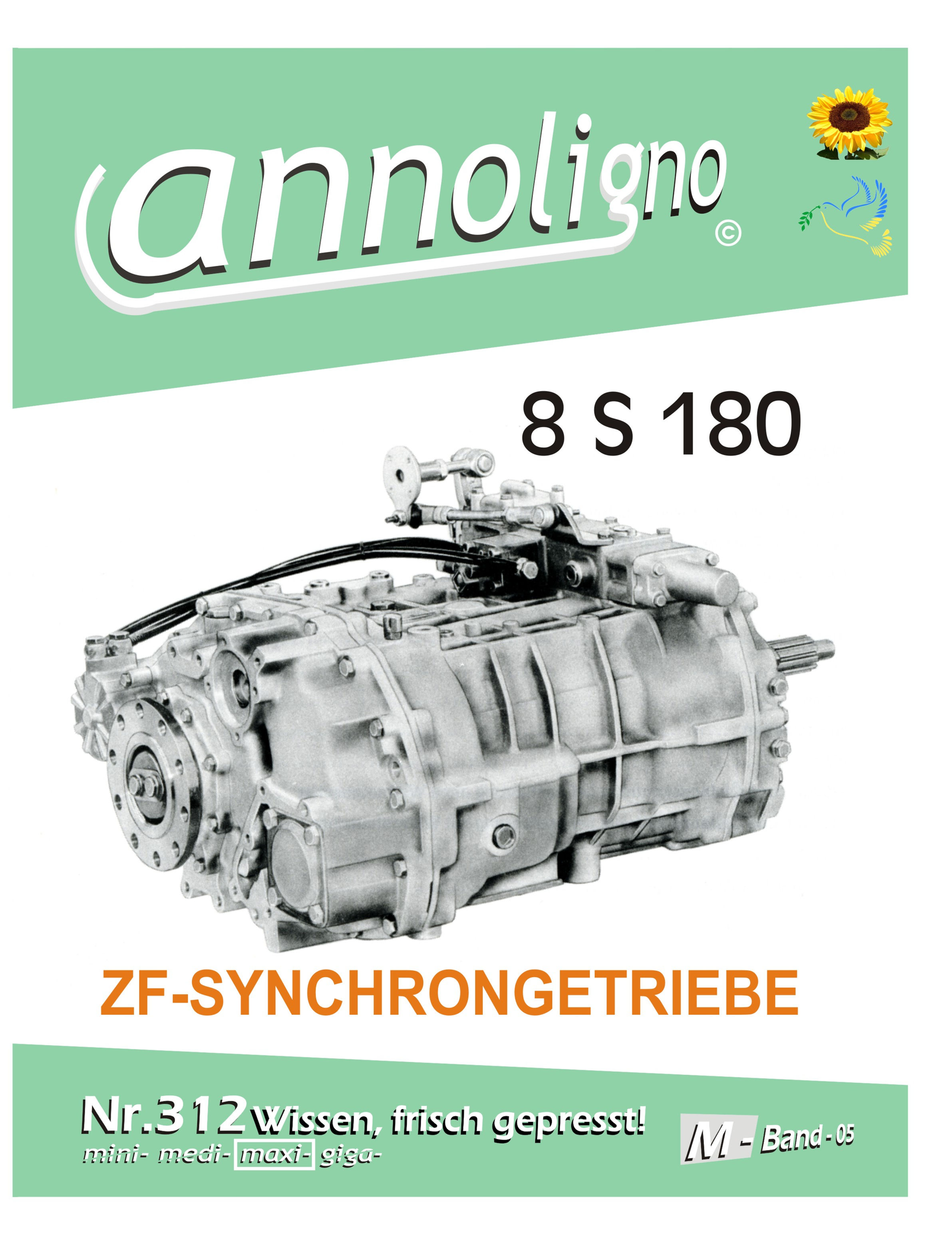 annoligno 312 ZF Getriebe 8 S 180 Cover Front