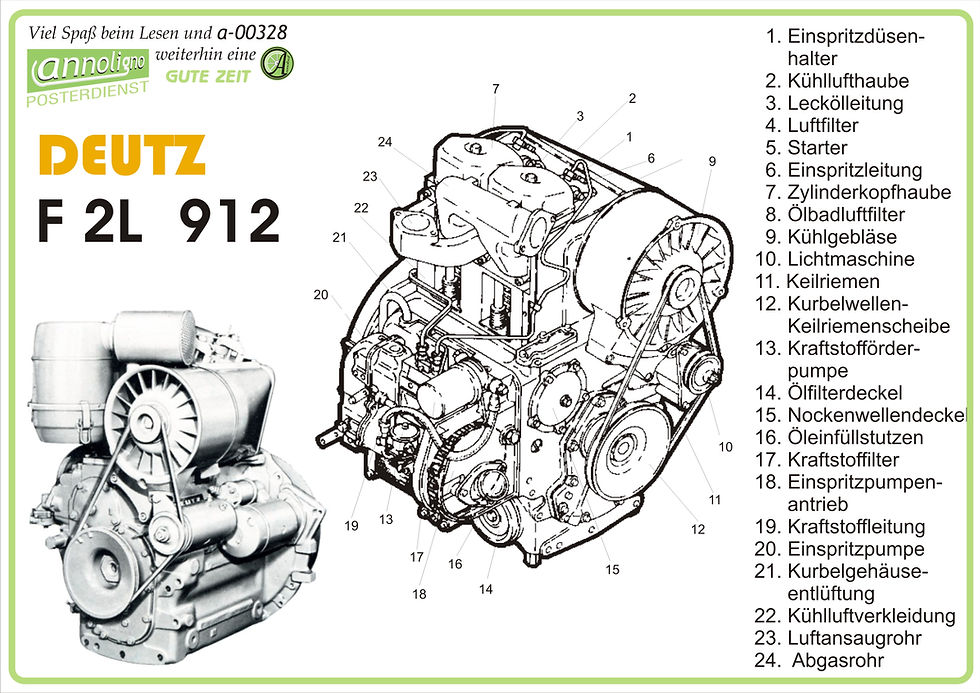 Miniaturbild: Motor Deutz F2L 912