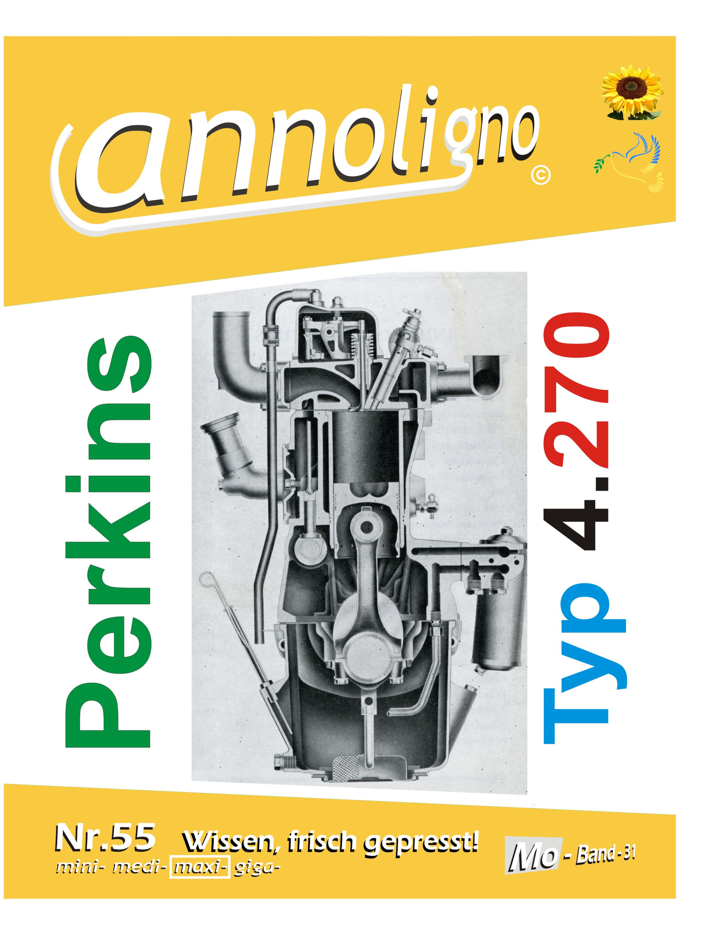annoligno 55 Perkins Motor Cover Front