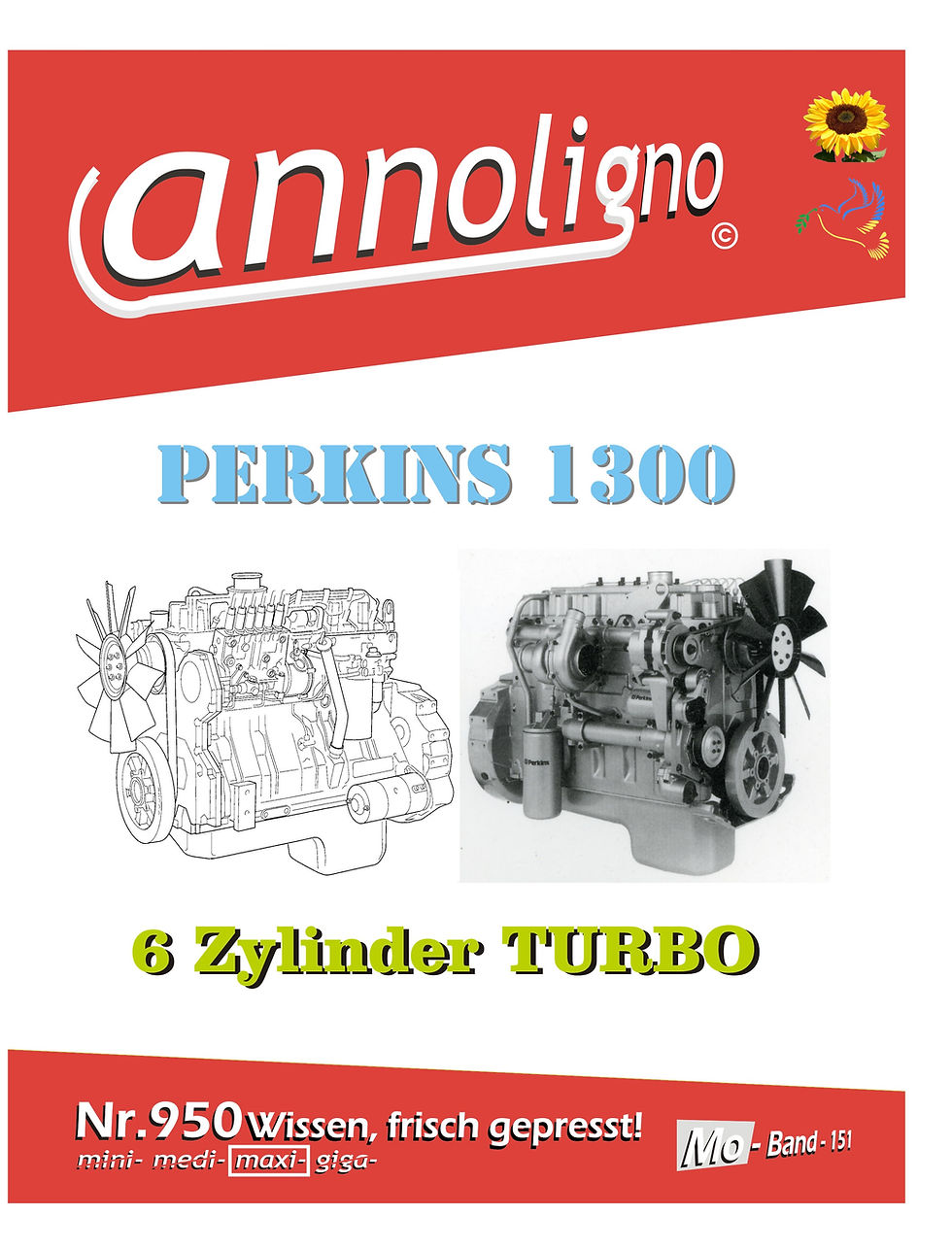 annoligno 950 Perkins Motor 1300 Cover Front