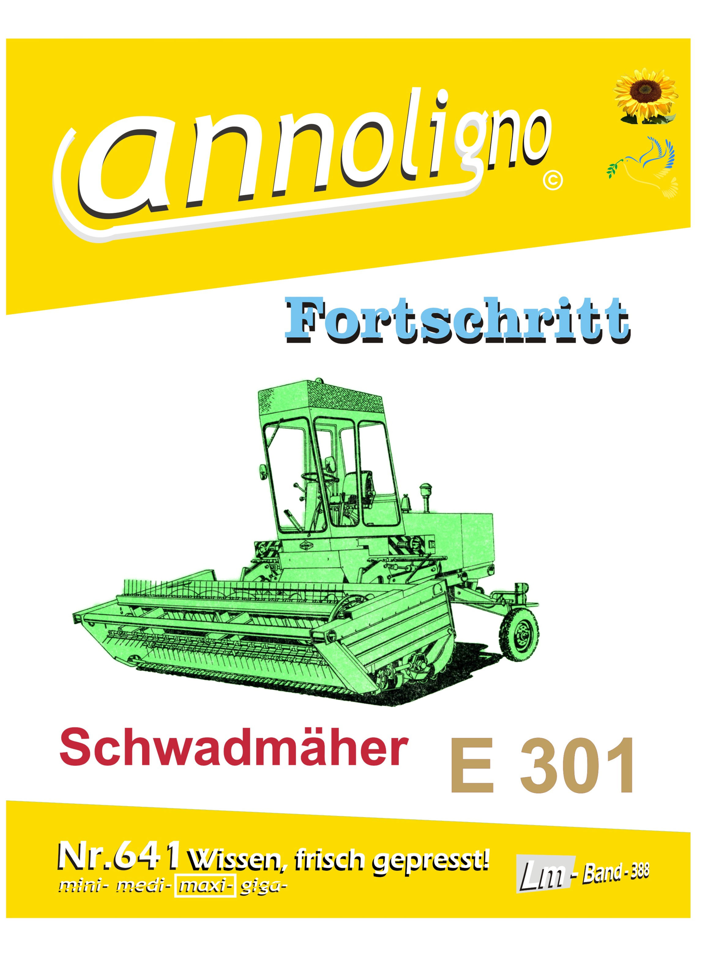 annoligno 641 Fortschritt Schwadmäher E 301 Cover Front