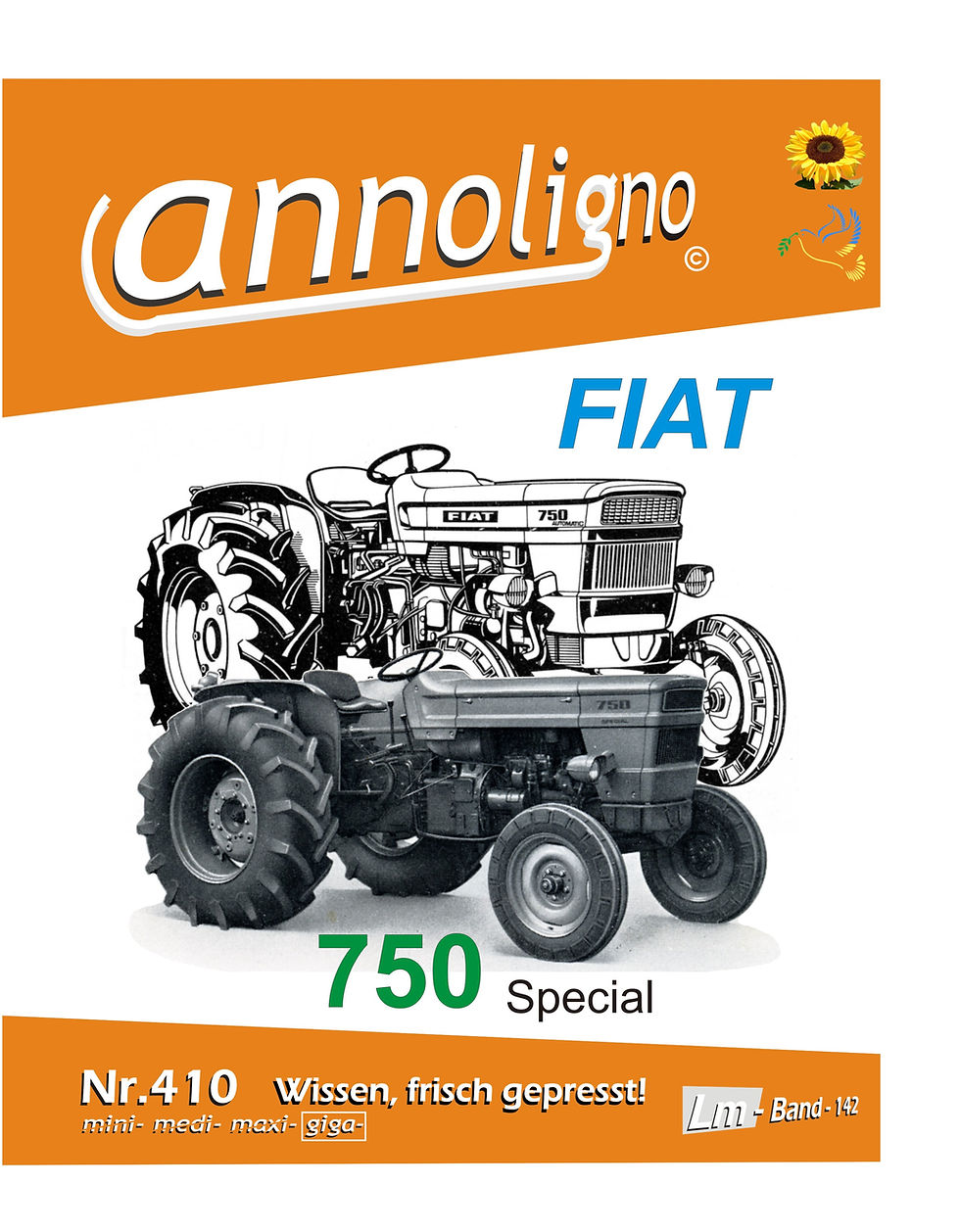 annoligno 410 FIAT Schlepper 750 Cover Front