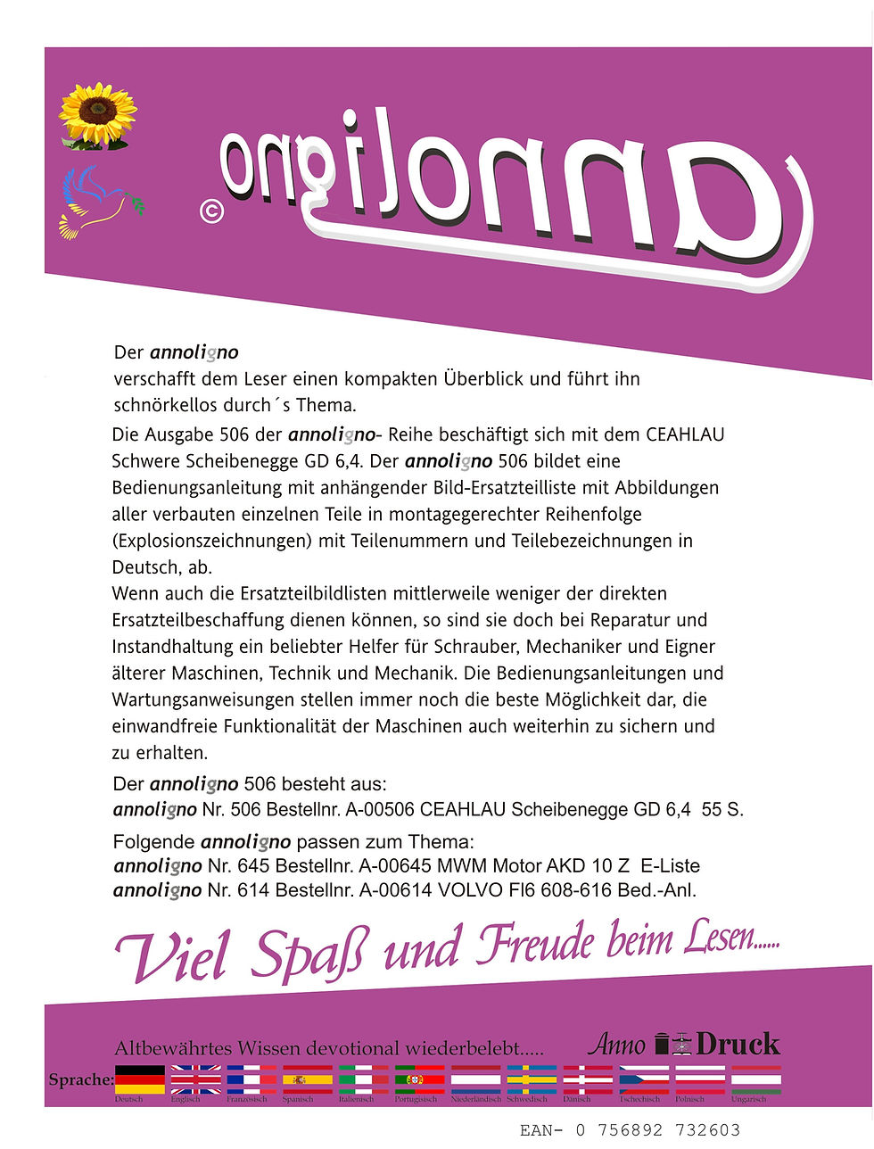 annoligno 506  Cover Rückseite Klappentext