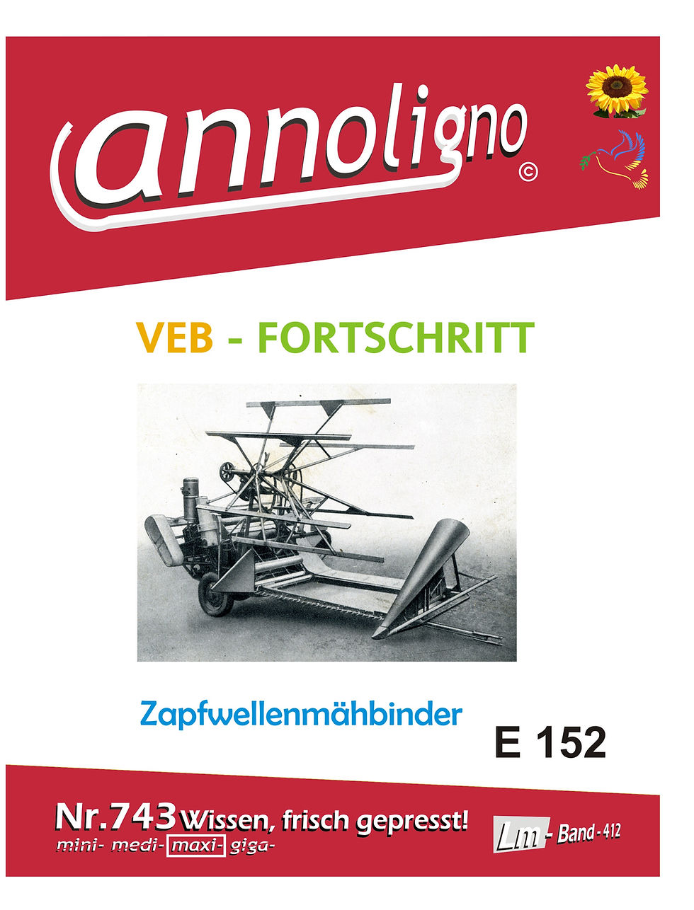 Miniaturbild: annoligno 743 Fortschritt Zapfwellenmähbinder  Cover Front