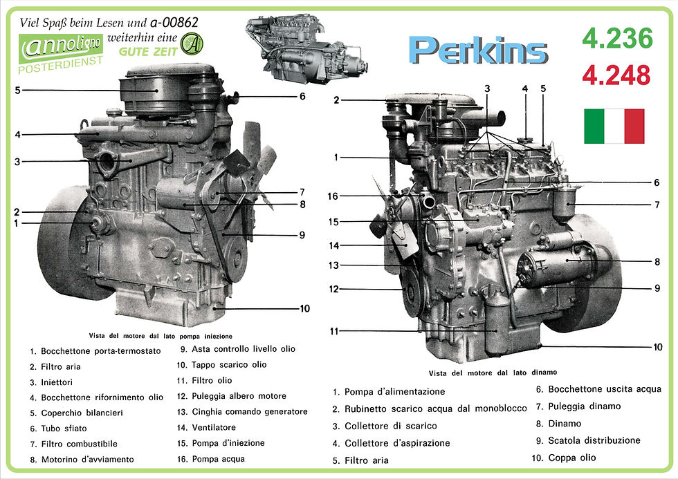 Miniaturbild: Perkins Motor Italienisch
