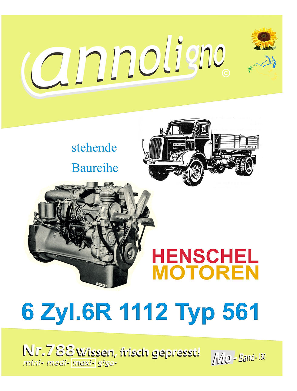 annoligno 788 Henschel Diesel Motor Cover Front