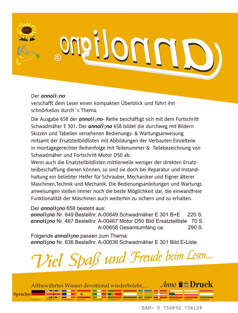 Miniaturbild: annoligno  658 Cover Rückseite Klappentext