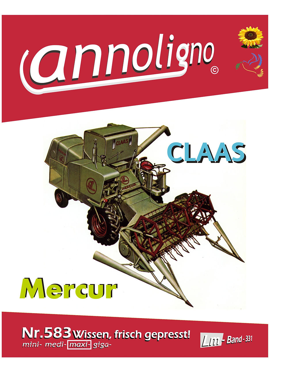 annoligno 583 Claas Mähdrescher Mercur Cover Front