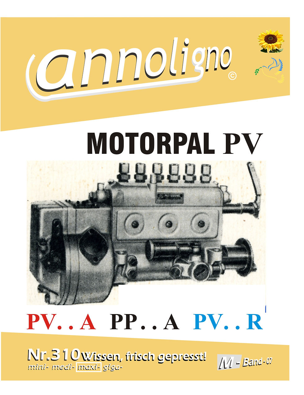 annoligno 310 Einspritzpumpe Motorpal Cover Front