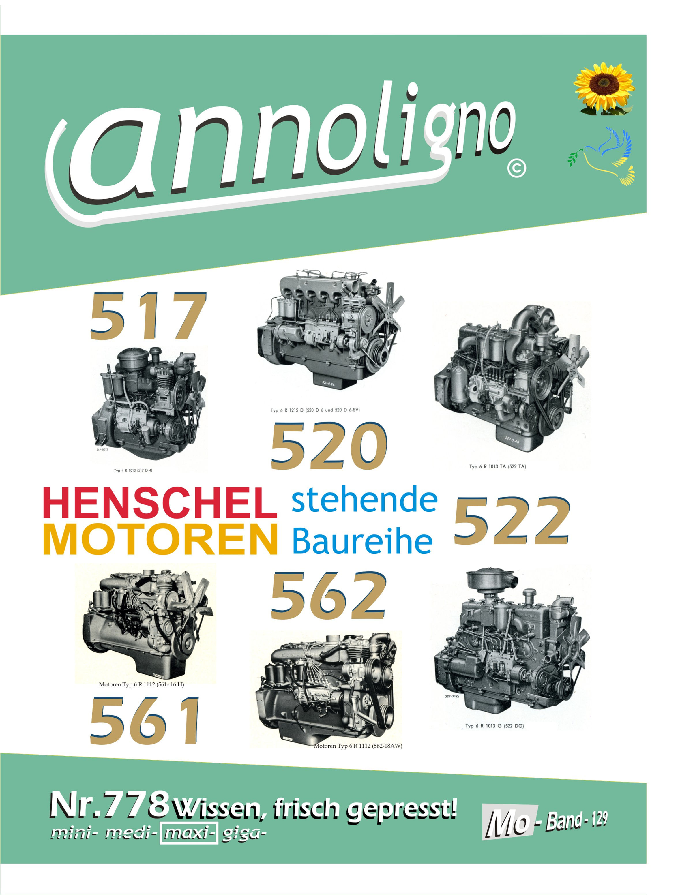 annoligno 778 Henschel Diesel Motor Cover Front