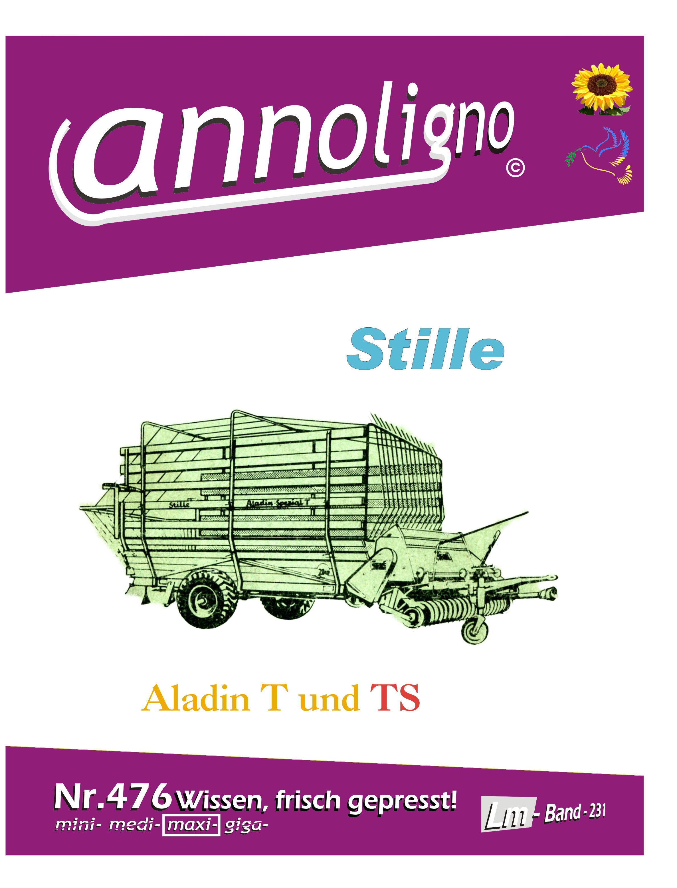 annoligno 476 Stille Aladin T + TS Cover Front