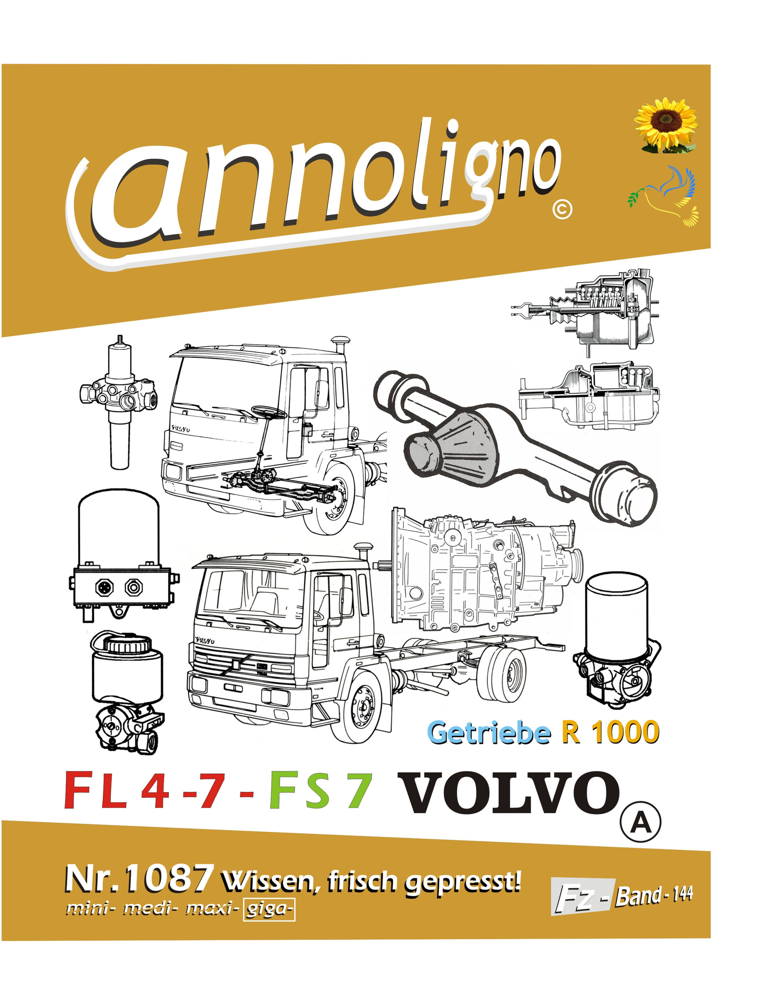 annoligno 1087 VOLVO TRUCK LKW Aggregate Cover Front