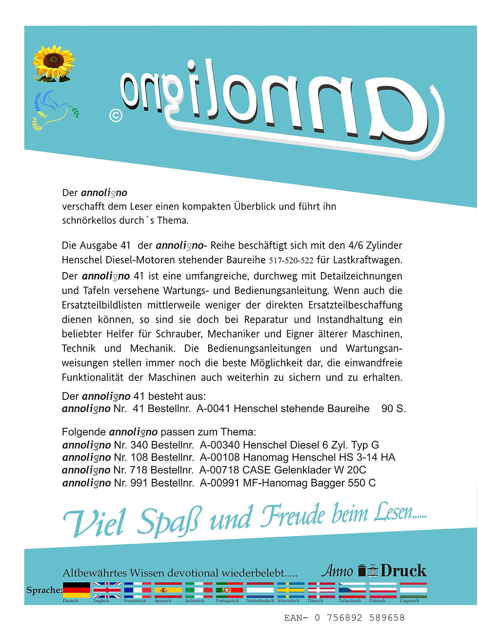 annoligno 41  Cover Rückseite Klappentext
