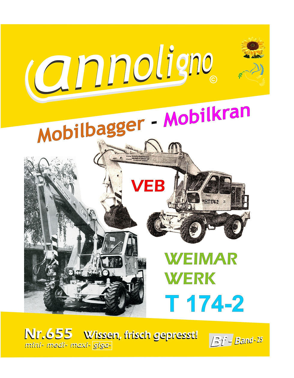 annoligno 655 Weimar Werke Mobilkran Bagger T174-2 Cover Front