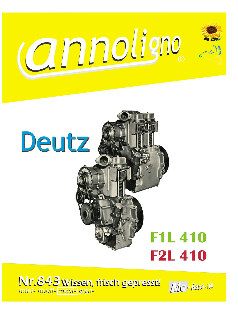 annoligno 843 Deutz Motor F1/2L 410 Cover Front