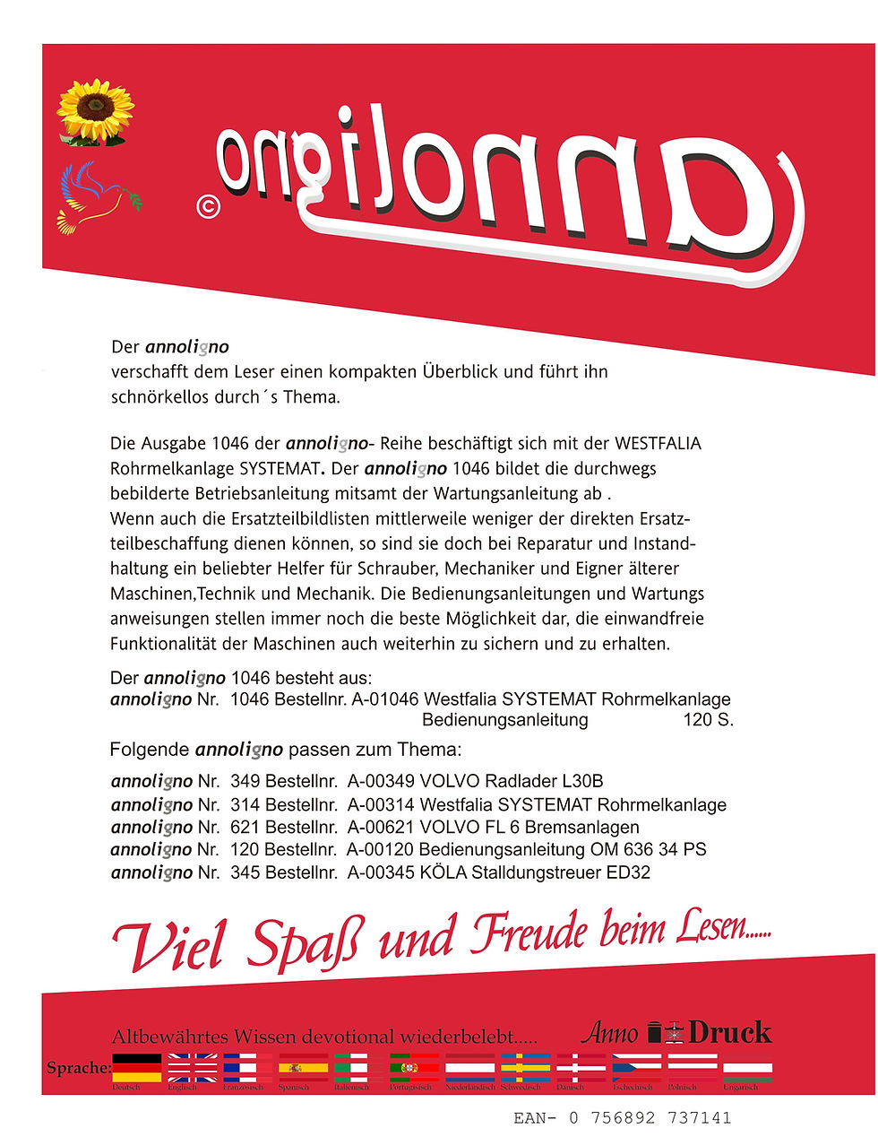 annoligno 1046 Cover Rückseite Klappentext