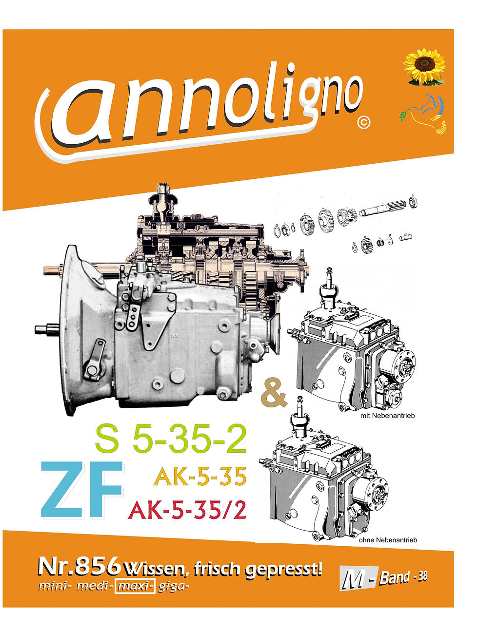 annoligno 856  ZF Getriebe S5-35-2 Cover Front