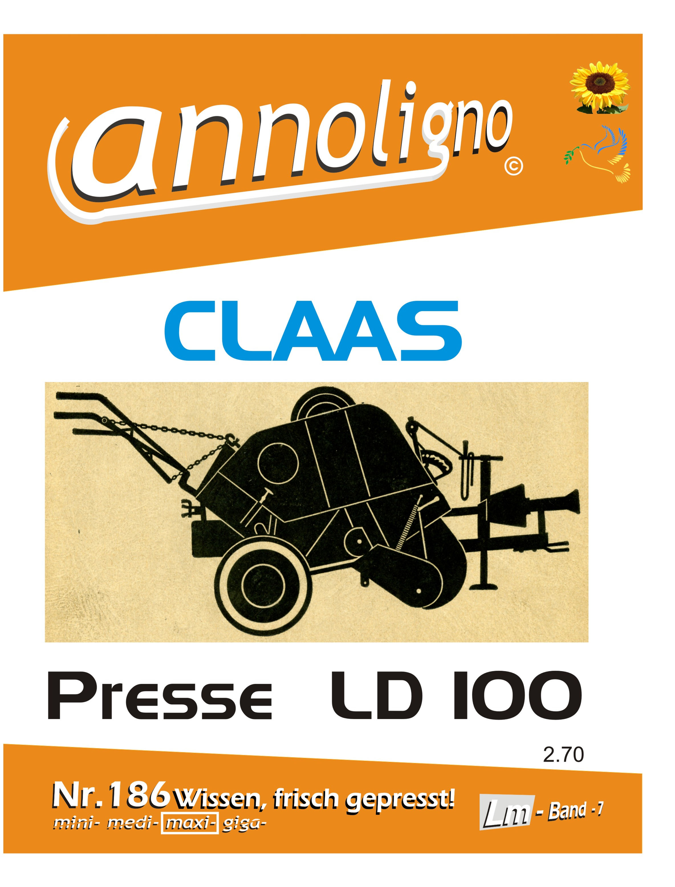 annoligno 186 Claas Presse LD 100 Cover Front