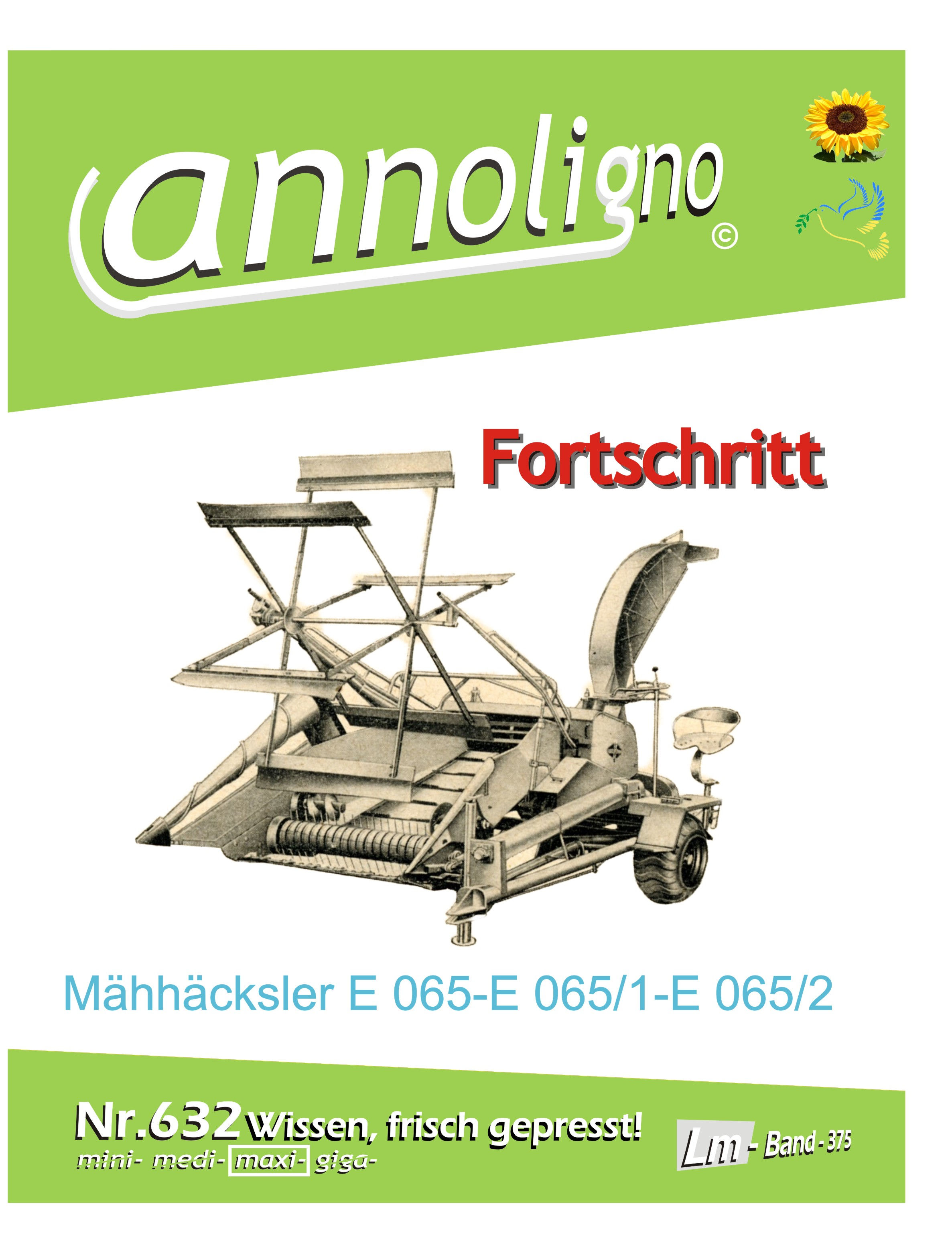 annoligno 632 Fortschritt Mähhäcksler Cover Front