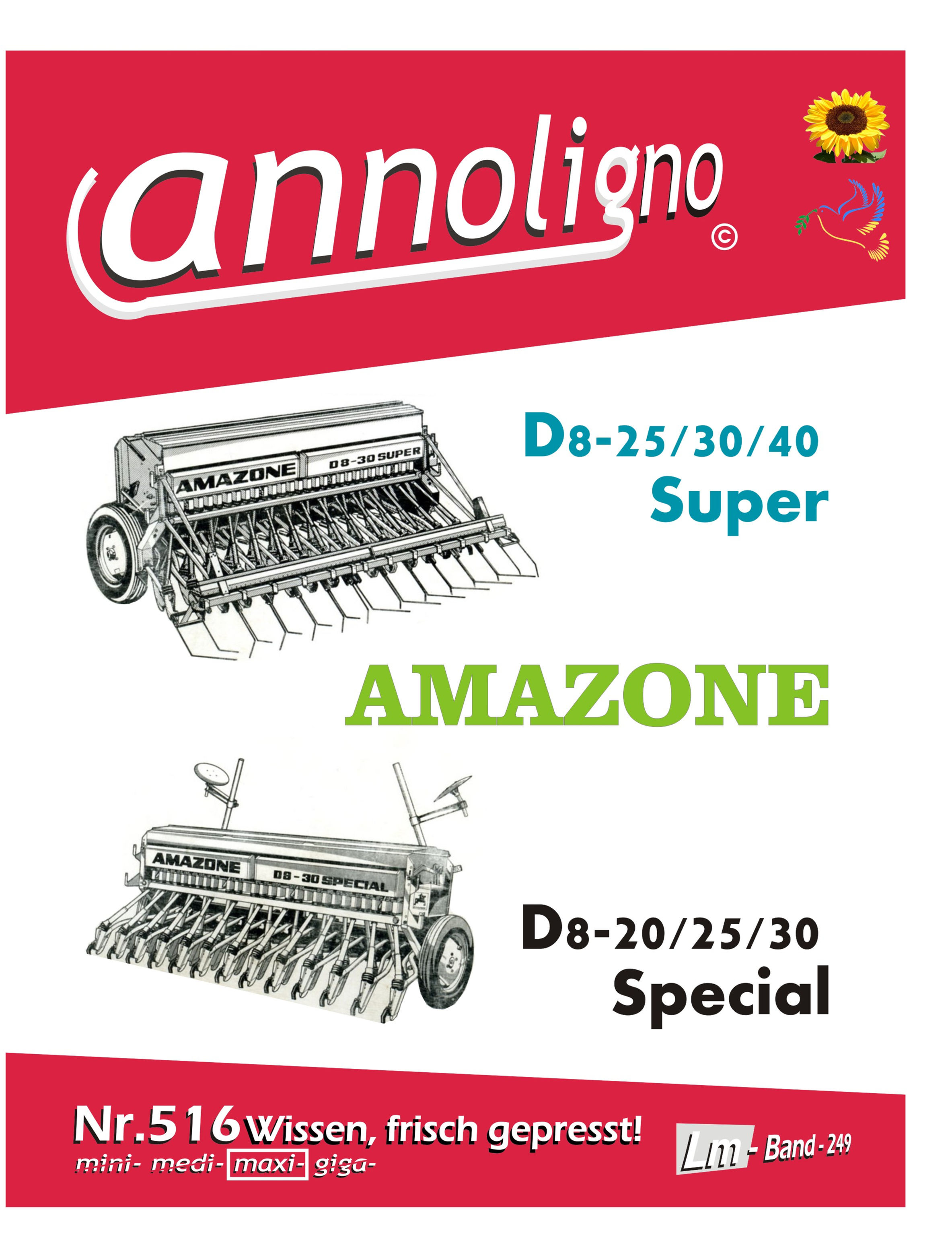 annoligno 516 Amazone Sämaschine D8  Cover Front
