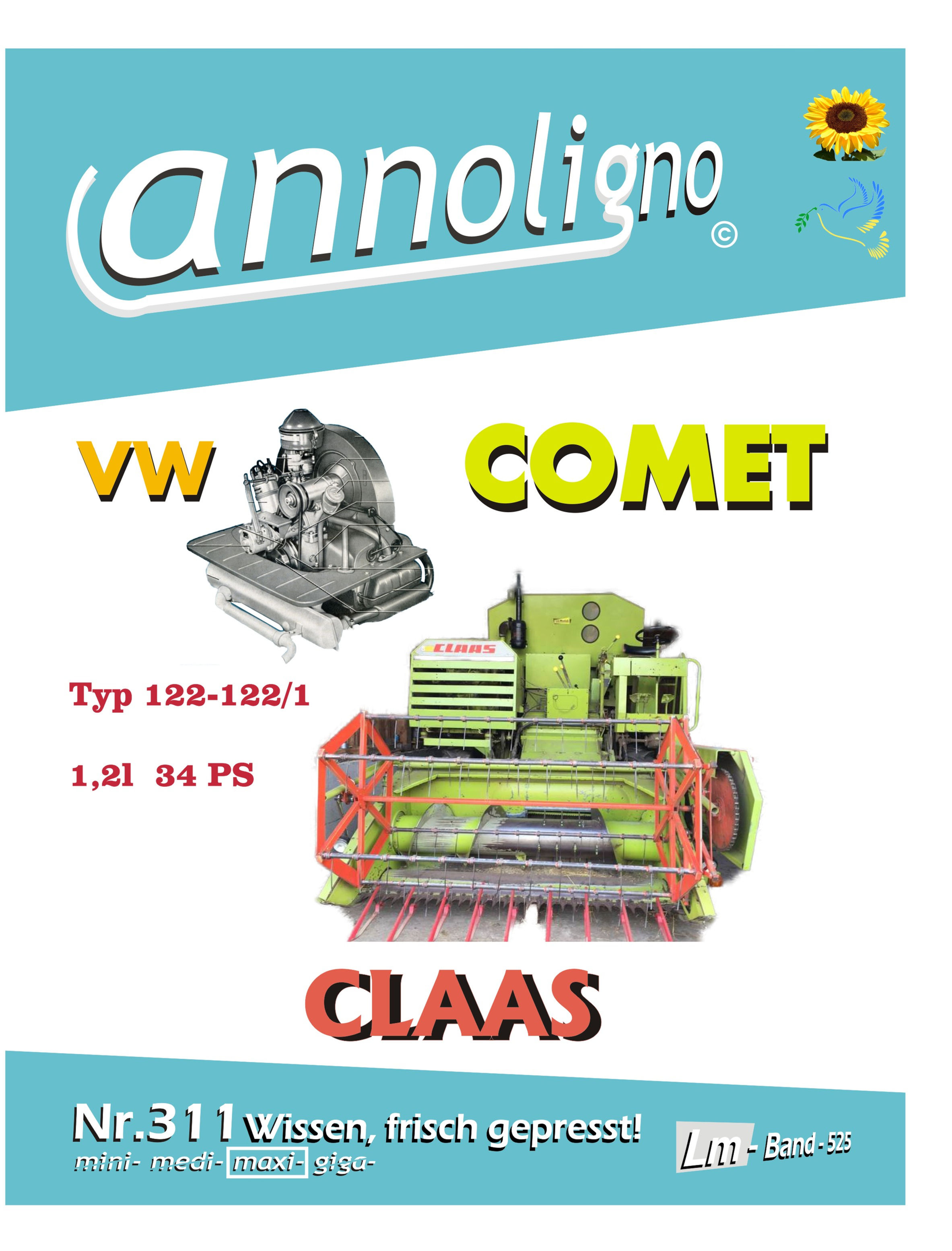 annoligno 311 Claas Mähdrescher COMET Cover Front