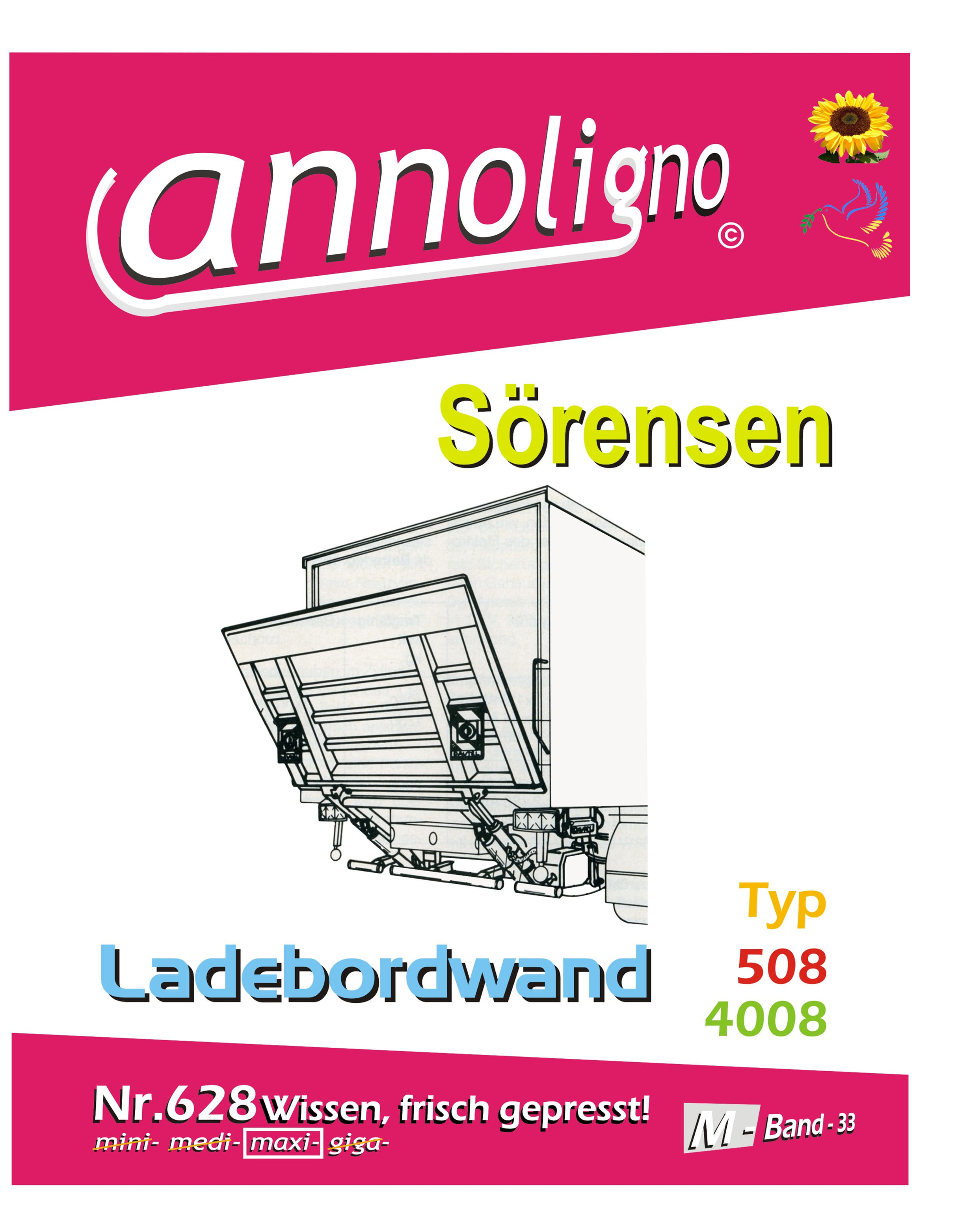 annoligno 628 Ladebordwand Sörensen Cover Front